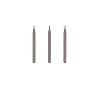 Dremel 106 Lot de 3 Fraises à Graver, Bout Rond, Ø 1,6mm pour Sculpter et Graver dans le Bois avec Outils Multi-usages,