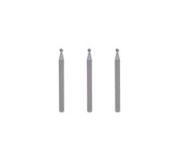 Dremel 107 Lot de 3 Fraises à Graver, Bout Rond, Ø 2,4mm pour Sculpter et Graver dans le Bois avec Outils Multi-usages,