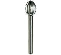 Dremel 144 Lot de 2 Fraises Haute Vitesse en Acier, Bout en Flamme, Ø 7,8mm pour Sculpter et Graver avec Outils Multi-usages