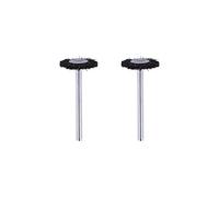 Dremel 26150403JA Lot de 2 Brosses couronne en Soie Gris