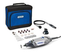 Dremel 3000 Outil Rotatif Multifonction 130W Avec 2 Adaptations Et 25 Accessoires, Vitesse Variable 10000-33000 Tr/min Pour Découper, Poncer, Percer, Nettoyer, Sculpter, Polir, Graver, Meuler