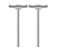 Dremel 428 Lot de 2 Brosses couronne en Acier 19mm pour nettoyer
