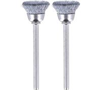 Dremel 442 Lot de 2 Brosses boisseau en Acier Diamètre 13mm pour Nettoyer