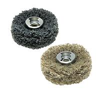 Dremel 511E EZ Lock Lot de 2 tampons abrasifs de finition à grain grossier et grain moyen
