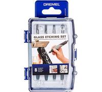 Dremel Coffret d'accessoires 682 – Gravure sur verre – 8 accessoires pour outils rotatifs