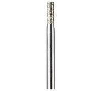 Dremel 7122 Lot de 2 pointes Diamant, Bout cylindrique, Diamètre de travail 2,4mm pour Gravure et Sculpture dans le Verre, Miroir, Céramique avec Outil Multiusage Dremel