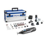 Dremel 8240 Outil rotatif sans fil, batterie Lithium-Ion 12V 2Ah - Outil multifonction avec 5 Adaptations et 65 accessoires, vitesse variable 5.000-35.000 tr/min et charge rapide en coffret Platinium
