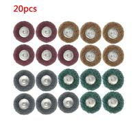 Dremel Accessoires 20 Pièces Tampon De Polissage Brosse Roue De Polissage Bijoux Métal Micro-Électronique Pour Outils Rotatifs Tampons De Polissage En Nylon