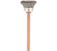 Dremel Brosses boisseau 531 – Lot de 2 inox Ø 13 mm pour polissage/ponçage métal