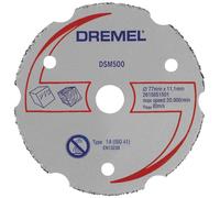 Dremel DSM500 2615S500JB Disque à tronçonner 77 mm 1 pc(s) Bois dur, Bois tendre, contreplaqué, stratifié, plastique, Placoplâtre