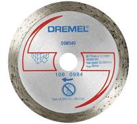 Dremel DSM540 2615S540JB Disque à tronçonner diamanté 77 mm 1 pc(s) Carrelage, Tuile, Marbre, Porcelaine, Céramique