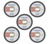 Dremel EZ Lock EZ476, lot de 5 disques à tronçonner, pour outils rotatifs, pour le plastique, 3,8 cm