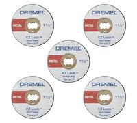 Dremel EZ456 Lot de 5 roues de coupe EZ Lock pour outils rotatifs en métal 3,8 cm