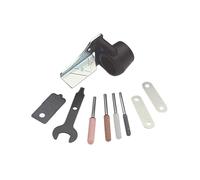 Dremel Kit d'affûtage pour tronçonneuse 1453, ensemble d'accessoires pour outils rotatifs avec guide angulaire d'affûtage et pierres à aiguiser