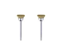 Dremel Lot de 2 brosses en laiton 536-02 - 1,27 cm.