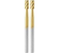 Dremel MAX Mèche de sculpture haute performance (194DM) 2 mèches haute performance revêtement titane pour la sculpture et la gravure, 3,2 mm, durée de vie maximale