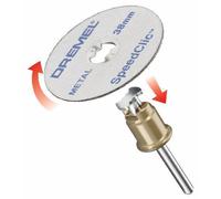 Dremel S456JD 12 Disques EZ speedclic métaux 38 mm