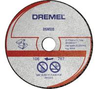 Dremel S510 Lot de 3 Disques pour Scie Compacte Dremel DSM20 pour découper métaux, métal et plastiques, Diamètre 77mm