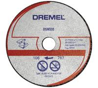 Dremel Disques à tronçonner S510 DSM510 – 77 mm pour métaux et plastiques – Lot de 3