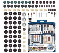 Dremel SC723 Coffret de 100 Accessoires pour Outil Multifonction Rotatif incluant système EZ SpeedClic pour Découper, Poncer, Graver, Meuler, Nettoyer, Sculpter et Polir, gris