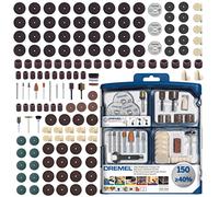Dremel SC724 Coffret de 150 Accessoires pour Outil Multifonction Rotatif incluant système EZ SpeedClic pour Découper, Poncer, Graver, Meuler, Nettoyer, Sculpter et Polir