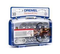 Dremel SpeedClic / 2615S690JA Kit de tronçonnage Mandrin SC / 4 disques métal / 3 disques de précision / 3 disques plastique Coffret de rangement Import Allemagne