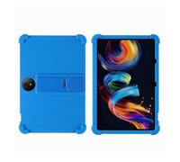 DRENGE Housse Compatible avec TCL NXTPAPER 11 Plus 11,5 Pouces Tablette, étui en Silicone Souple, Support réglable, résistant aux Chocs, adapté aux Enfants(Biru)