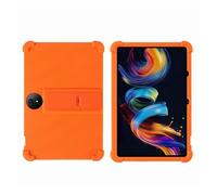 DRENGE Housse Compatible avec TCL NXTPAPER 11 Plus 11,5 Pouces Tablette, étui en Silicone Souple, Support réglable, résistant aux Chocs, adapté aux Enfants(Orange)