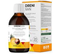 Drenixan 200 ml - Draineur Rétention d’Eau Puissant avec Bromélaïne et Bouleau - Diurétique Puissant, Drainage Lymphatique Jambes, Circulation Veineuse, Jambes Légères et Ventre Plat