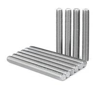 Drenky Tiges Filetées M8 Tige Filetee et Vissée en Acier Inox A2 V2A Tige Vissée M8x100mm Filetage Complet DIN976 pour Mécanique & Bricolage, Lot de 10
