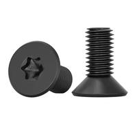 Drenky Vis à Tête Fraisée Noir 10 Pièces M8 X 12mm Vis Torx En Acier Inoxydable 304 Vis Inox Filetage Complet Vis à Métaux Visserie Pour L'équipement De Machine Et Les Meubles à La Maison