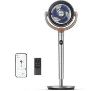 Dreo 20 dB Smart Ventilateur Silencieux sur Pied,Oscillation à 120 120,Ventilateurs Puissants avec Télécommande,Portée de 24