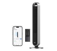 Dreo 42 Inch Pilot Max Smart Tower Fan, 25dB Quiet Cooling Fan for Bedroom, 12 Speeds Standing Fan with Remote