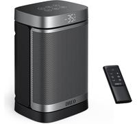 Dreo Chauffage D'appoint Atom One, Oscillant Sur 70°, Électrique, Radiateur Céramique Ptc Avec Thermostat, Minuterie 1-12 H, Télécommande, Protection Anti-Surchauffe Et Anti-Basculement, Mod[Z11]