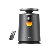 DREO Chauffage Électrique 2000W, Chauffage à 360°, Silencieux 25 dB | Mode ECO, 3 Niveaux de Chauffe, Thermostat, Écran Numérique, Protection contre la Surchauffe et le Basculement, Minuterie 12H