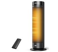 Dreo Chauffage Tour 23 Pouces 2000W Silencieux, Radiateur Portable avec Télécommande, Oscillation 70°, Minuterie 12H, 5 Modes, Chauffage Céramique PTC avec Thermostat pour Bureau et Grande Pièce