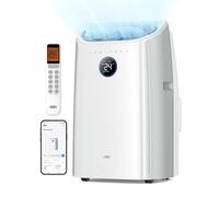 DREO climatiseur portable 10 000 BTU pour chambre, refroidissement efficace sans drainage, silencieux, contrôle par application et vocal, minuterie 24 h, ventilateur et déshumidificateur