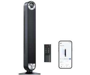 DREO Cruiser Pro 106 cm Smart Turm Fan, WiFi Alexa Fan, ventilateur oscillant à 90°, 9 niveaux de vitesse, minuterie de 12 heures, contrôle APP, commande vocale, télécommande, écran LED