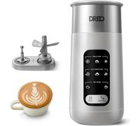 Dreo Mousseur à lait électrique 8-en-1 pour latte art, 270 ml, chaud et froid, chauffe-lait automatique pour lait et lait végétal, LED, anti-brûlure, facile à nettoyer
