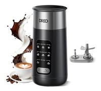 Dreo Mousseur à Lait, Mousseur Électrique 8 en 1 pour Café Latte Art, 255.1 g/270 ml, Mousseur à Lait Chaud et Froid, Chauffe-Lait Automatique pour Lait et Substituts de Lait Avec LED, Facile à