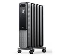 Dreo Radiateur à huile économique 2000W, Chauffage électrique mobile avec Télécommande, 3 Niveaux de Chaleur, 4 Modes, Minuterie 24h, Protección antivuelco, Radiateur électrique avec Thermostat, OH310