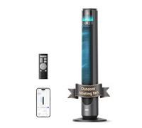 DREO TurboCool 711AS Ventilateur Brumisateur d’Extérieur, 10 m/s, 12 vitesses, 4 modes, oscillation 150°, silencieux 20 dB, moteur DC, résistant aux intempéries, pour intérieur et extérieur