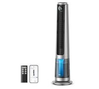 DREO TurboCool 765S Ventilateur tour intelligent 3 en 1 avec ultrasons, contrôle Wi-Fi et application, réservoir de 6 l, flux d'air de 10,4 m/s, moteur CC silencieux de 20 dB, oscillation à 90°, 12