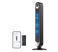 Dreo Ventilateur Colonne Silencieux avec Alexa, 8,53 m/s, Ventilateurs Tour pour Grande Chambre, 106 cm de Haut, Télécommande, 9 Vitesses Puissantes, 4 Modes, Minuterie de 12H, Oscillation à 90°