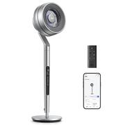 Dreo Ventilateur sur pied intelligent, ventilateur oscillant omnidirectionnel 120° + 85°, hauteur réglable de 101,6 à 111,8 cm, ventilateurs silencieux CC pour chambre à coucher, flux d'air de 30,5 m