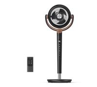 DREO ventilateur sur pied silencieux 20 dB avec oscillation omnidirectionnelle 120°+120°, portée du vent 26 m, débit d’air 1615 m³/h, circulateur Turbo, hauteur réglable 94-107 cm, 3 modes, 8 vitesses
