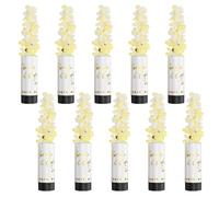 DRERIO 10 Pcs Confettis 11cm Multicolor Confetti Party Poppers Confetti Shooters 100%% Biodégradable pour Anniversaire, Remise de Diplôme, Mariage et Célébration