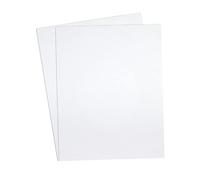 DRERIO 2 Pièces Plaque Acrylique blanc 3mm pvc 40x30cm Feuille Plastique Rigide ABS