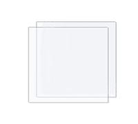 DRERIO 2 Pièces Plexiglass Plaque Transparent Plexiglas 3mm Plaque Polycarbonate Feuille Plastique Cadre Photo,DIY Projet,Peinture,Maison,Affichage (30 x 30 cm)