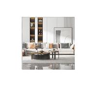DRERIO Miroir 30x30 CM Adhesif Mural Verre Rectangulaire Petit Autocollant Decoratif Collant Stick on pour Salle de Bain, Shower
